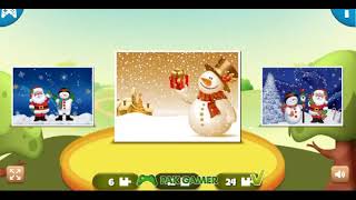 Christmas Snowman Jigsaw Puzzle Game Mimino Games [upl. by Asirral]