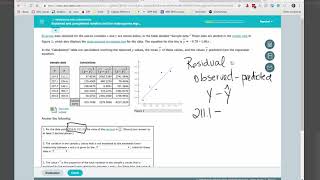 ALEKS Explained and unexplained variation and the leastsquares regression equation [upl. by Allain]