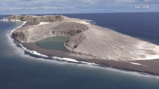 A New Timelapse of an Island Forming in Tonga [upl. by Nichola]