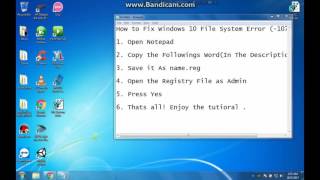 How To Fix Windows 10 File System Error 1073741819 [upl. by Floria]