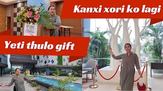 kANXI XORI KO LAGI YETİ THULO GIFT 🎁 🖤mayagurung9799 [upl. by Kenleigh]