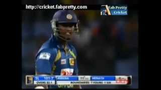 Thisara Perera 34 Runs in 1 Over Against Robin Peterson [upl. by Elbag]