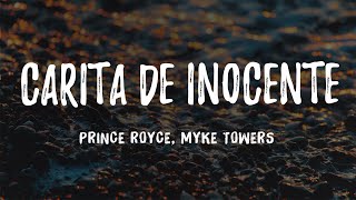 Prince Royce  Carita de Inocente LetraRemix ft Myke Towers [upl. by Nonad]