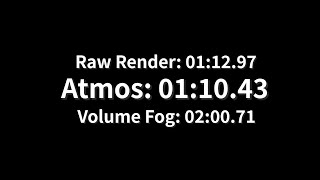 Atmos vs Volume Fog Render Speed Test [upl. by Merritt13]