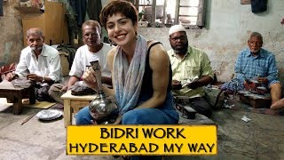 Bidri Craft Tour  Hyderabad [upl. by Nahpos]