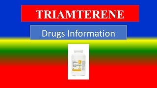 TRIAMTERENE  Generic Name  Brand Names How to use Precautions Side Effects [upl. by Cimah19]