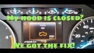 How To Fix Hood Ajar on 2017 Ford Superduty  Weathertech Bug Guard amp Tail Gate Seal install [upl. by Hsekar]