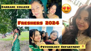 Darrang College Freshers😍Psychology Department2024 [upl. by Bremer]