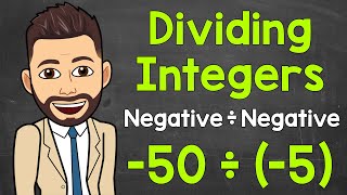 Dividing Integers Dividing a Negative by a Negative  Negative ÷ Negative  Math with Mr J [upl. by Halullat549]