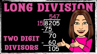 2digit Divisor  Long Division  Maths with Mrs B [upl. by Orme]