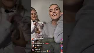 Perrie Edwards Instagram Live 26th March 2020 [upl. by Einehpets665]