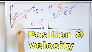 2D Vector Position amp Velocity in Physics Projectile Motion  141 [upl. by Buddy166]