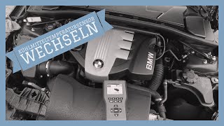 Kühlmitteltemperatursensor wechseln BMW 120d E87 [upl. by Sialac880]