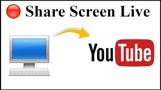 How to Live Stream ComputerPCLaptop Screen on YouTube [upl. by Airdna]