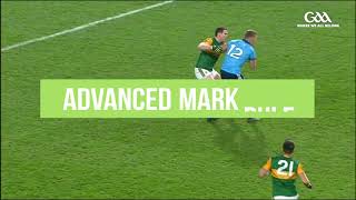 GAA Rule Changes Explained  New Advanced Mark Rule [upl. by Ivie]