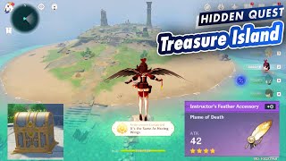 Secret Island Genshin Impact Hidden Quest Time and the wind [upl. by Atnuahc976]