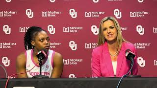 Oklahoma basketball Jennie Baranczyk Kentucky postgame [upl. by Ailis863]