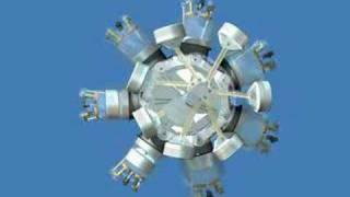 Design and Animation of a Radial Engine [upl. by Hunsinger]