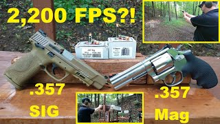 40 sampw VS 357 sig Underwood Ammo Test in Ballistics Gel [upl. by Youlton]