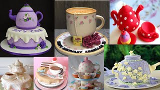 Tea lover theme cake ideas  Tea lover cake designs  Tea lover cake images  foodfusion [upl. by Ititrefen]