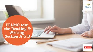 How to do Section A amp B of Reading amp Writing test on the PELMO assessment [upl. by Antin409]