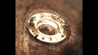 How to easily repair a broken toilet flange [upl. by Ivy]