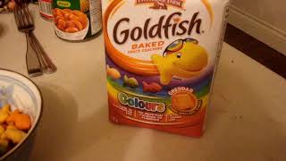 goldfish colored snacks [upl. by Auqinet]