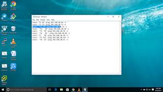 How to ping multiple servers using batch script file [upl. by Modestine272]