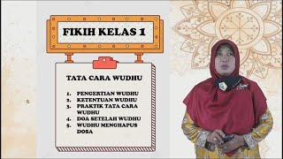 Video Pembelajaran Fikih Kelas 1 Materi Wudhu [upl. by Anyel]