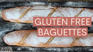 GLUTEN FREE BAGUETTES  Easy gluten free bread recipe [upl. by Locke]