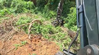 Rotobec Limb Reaper grapple saw cleaning up trees [upl. by Cornela]