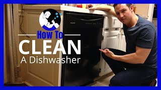 How To CLEAN amp DEODORIZE a Dishwasher NO CHEMICALS  Baking Soda amp Vinegar [upl. by Genni709]