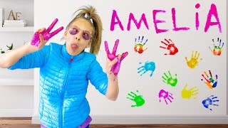 Amelia amp Avelina Lava Queen adventure Akim and Roma kids fun [upl. by Cummins]