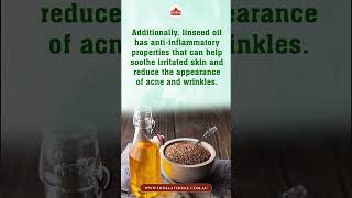 Flaxseed Oil Numerous Benefits for The Skin IndiaAtHomeStore [upl. by Maia63]