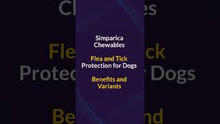 Simparica Chewables Flea and Tick Protection for Dogs  Dog Supplies  VetSupply [upl. by Nywra]