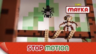 Mayka  Epic Jungle with Toy Block Tape  Lego Stop Motion Animation [upl. by Heigl285]