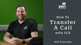 How to Transfer a Call with 3CX  3CX Web Application [upl. by Sisi]