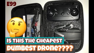 E99 Drone  Cheapest Budget drone  Is it good [upl. by Luci]