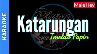 Katarungan by Imelda Papin  Karaoke  Male Key [upl. by Angelica]