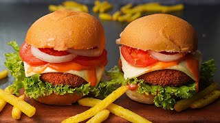 Tasty Potato Burger Recipe  Potato Burger Patty  Veggie Burger Recipe  Toasted [upl. by Leuas]