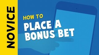 How To  Place A Bonus Bet [upl. by Oloapnaig]