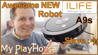 ILIFE A9s Robot Vacuum Cleaner amp Mopping Unboxing amp Review  828 [upl. by Ainehta636]