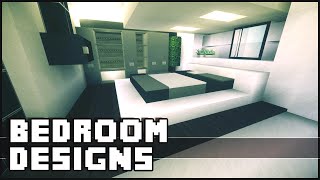 Minecraft  Bedroom Designs amp Ideas [upl. by Sutniuq]