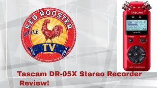 Tascam DR05X Sterio Recorder Review [upl. by Jezabelle]