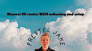 Huawei 4G router B525 unboxing and setup [upl. by Mickie]