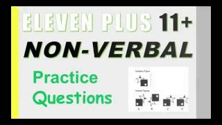 11 Eleven Plus NonVerbal Reasoning Practice Questions  How to Pass 11 [upl. by Arykahs]