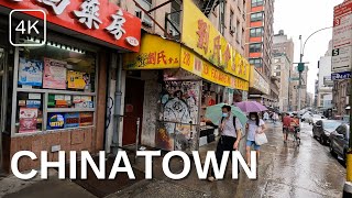 NEW YORK CITY Walking Tour 4K  CHINATOWN [upl. by Croft]