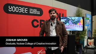 Yoobee College of Creative Innovation at NZIEC 2023  Study in Christchurch New Zealand [upl. by Bacchus]