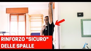 Come RINFORZARE le SPALLE in modo SICURO e utile [upl. by Aztinay301]