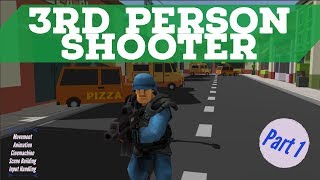 HowTo Build a 3rd person shooter in Unity  Part 1 [upl. by Aielam]